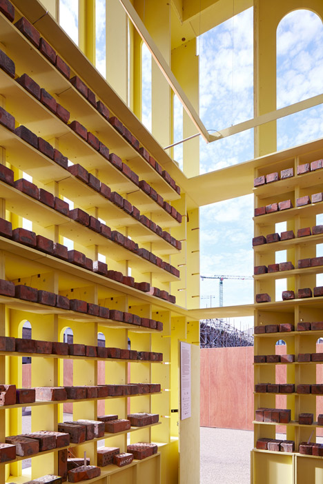 New-Horizons-LFA-Red-Yellow-Pavilion-Hall-McKnight_TAKA-Clancy-Moore-Steve-Larkin_dezeen_468_14