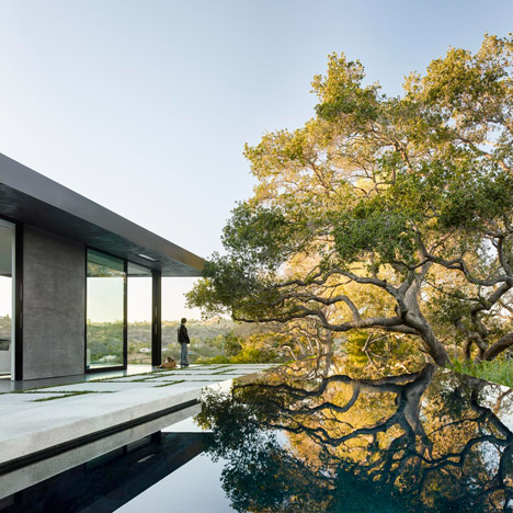 California home for a violinist features underground rooms and a rooftop pool