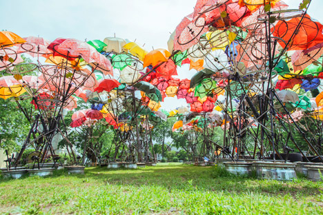 Organic Growth Pavilion by Izaskun Chinchilla Architects. Photograph by Sergio Reyes