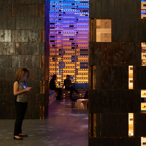 Outpost Basel lounge by Olson Kundig at Design Miami/Basel 2015