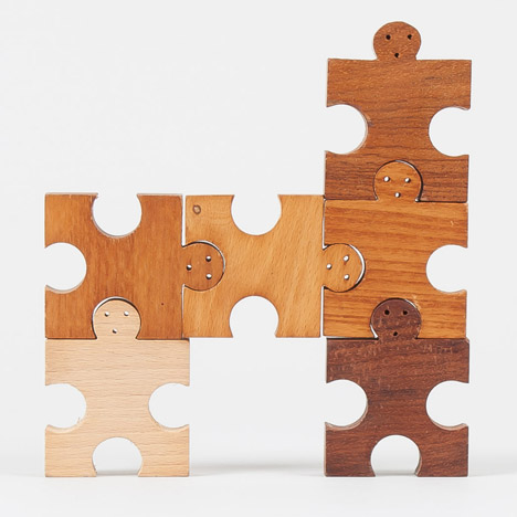 Balancing Troupers, Fredun Shapur 1963, prototype (later realised by Kurt Naef)
