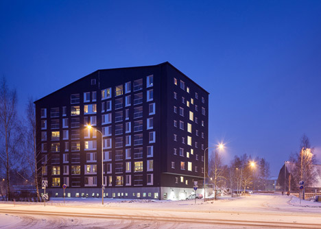 Puukuokka Housing Block by OOPEAA