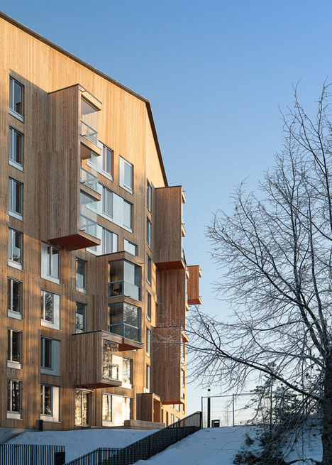 Puukuokka Housing Block by OOPEAA