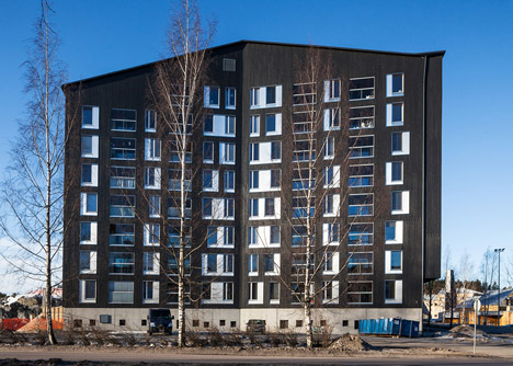 Puukuokka Housing Block by OOPEAA