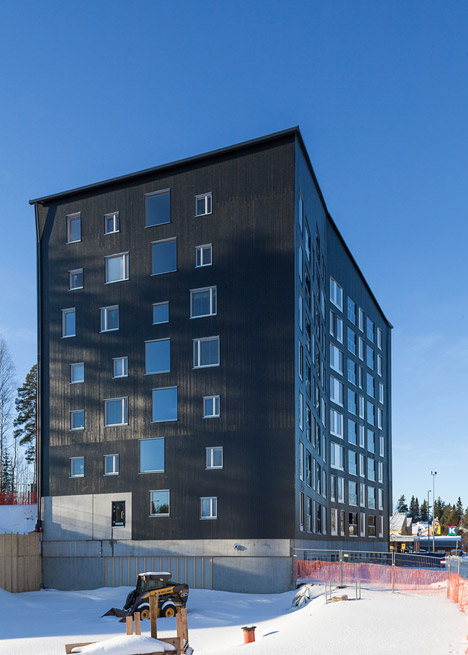 Puukuokka Housing Block by OOPEAA