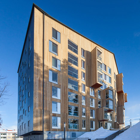 Puukuokka Housing Block by OOPEAA