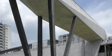 La Sallaz Footbridge by 2b architectes
