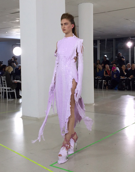 Royal College of Art MA Fashion graduate collection by Hannah Williams