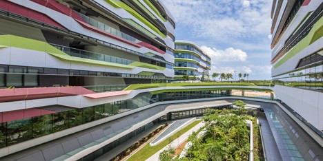 UNStudio completes first buildings for new Singapore university campus