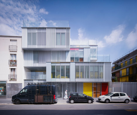 Stacked and Crossed Views by A+ Samuel Delmas Architectes