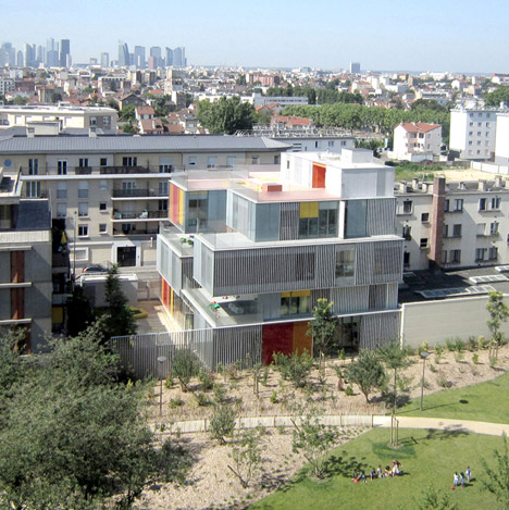 Stacked and Crossed Views by A+ Samuel Delmas Architectes