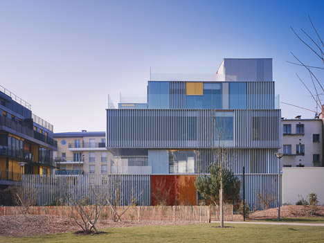 Stacked and Crossed Views by A+ Samuel Delmas Architectes