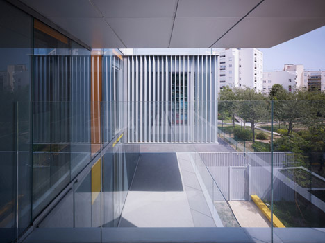 Stacked and Crossed Views by A+ Samuel Delmas Architectes