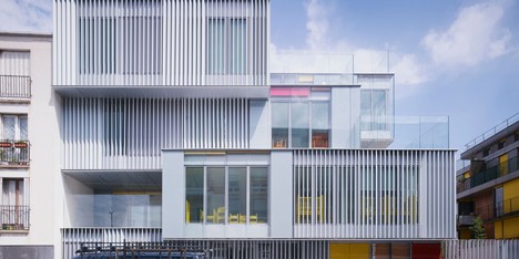 Stacked and Crossed Views by A+ Samuel Delmas Architectes
