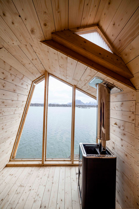 The Bands sauna and terrace