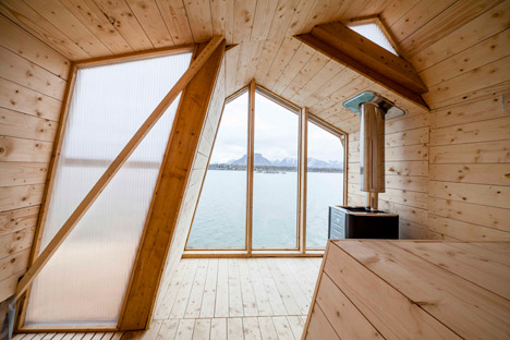 The Bands sauna and terrace