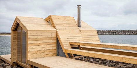 The Bands sauna and terrace