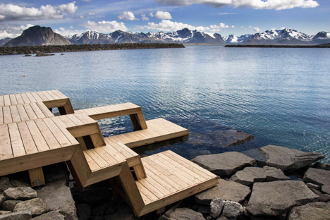 The Bands sauna and terrace