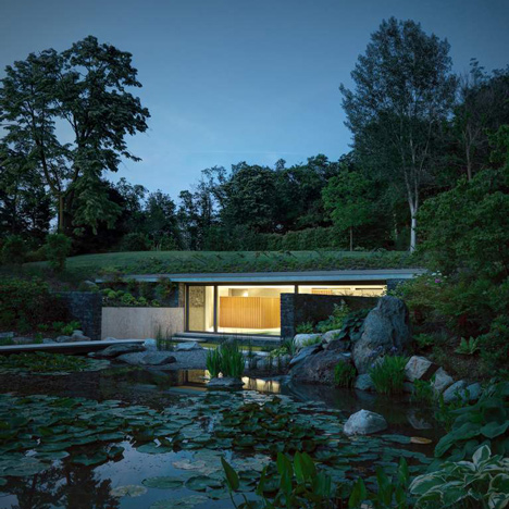 Act_Romegialli completes underground swimming pool in the grounds of an Italian home