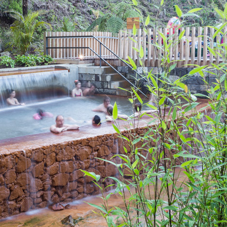 M-Arquitectos renovates and extends thermal baths on a volcanic Portuguese island