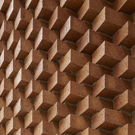 SO-IL adds decorative brick entrance to Tina Kim Gallery in Manhattan