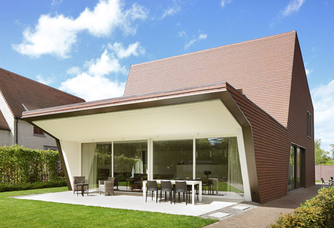 Villa Willemsdorp house in Belgium by Dieter De Vos Architecten