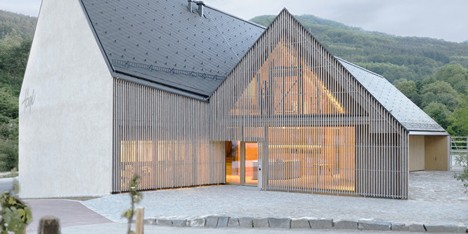 Ludescher and Lutz add a tasting hall to a winery in Austria’s Wachau region