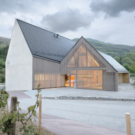 Ludescher and Lutz add a tasting hall to a winery in Austria’s Wachau region