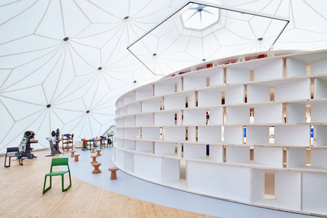 Camper pop-up at the Vitra Campus