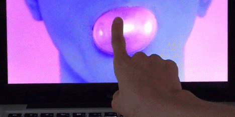 Golden Touch music video revolves around the viewer’s fingertip
