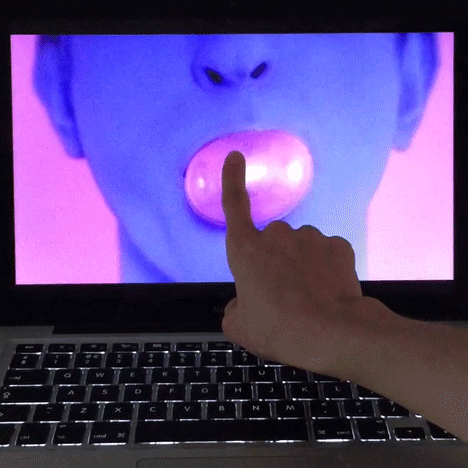 Golden Touch music video revolves around the viewer’s fingertip