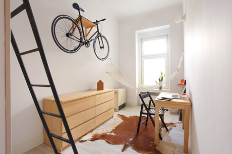 Szymon Hanczar crams his entire city home into 13 square metres