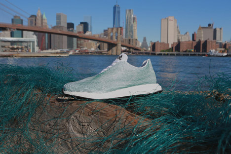 Adidas x Parley recycled ocean waste sneaker