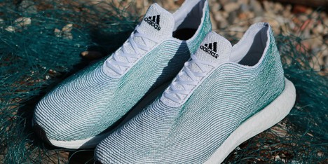 Adidas x Parley recycled ocean waste sneaker