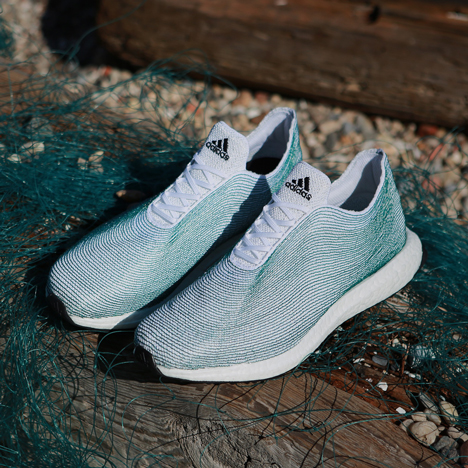 Adidas x Parley recycled ocean waste sneaker