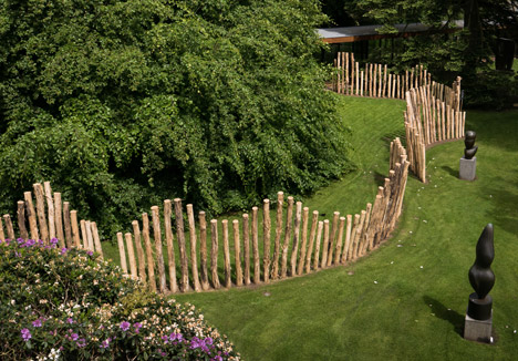 Louisiana Spine installation by Mieke Droomer and Andre Christensen. Photograph by Kim Hansen