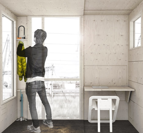 Another Small House on Tracks by Tomasz Zablotny