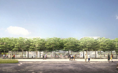 Apple campus visitor centre