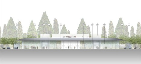 Apple campus visitor centre