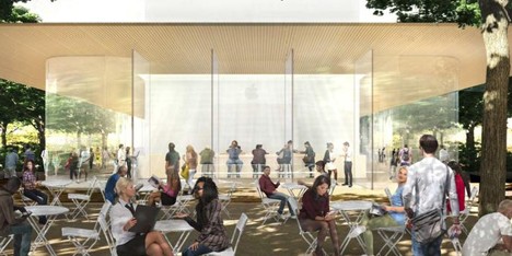Apple campus visitor centre