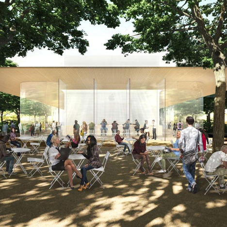 Apple campus visitor centre