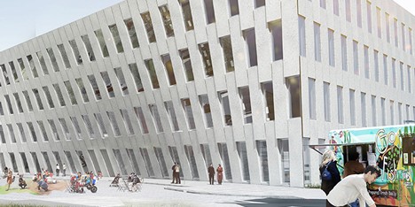 Central Green office building in Philadelphia designed by BIG