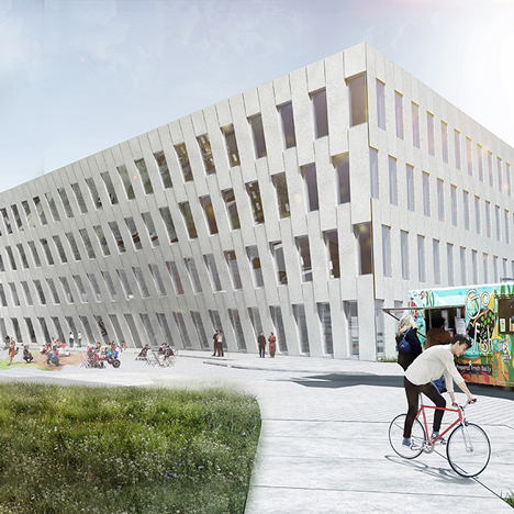 Central Green office building in Philadelphia designed by BIG