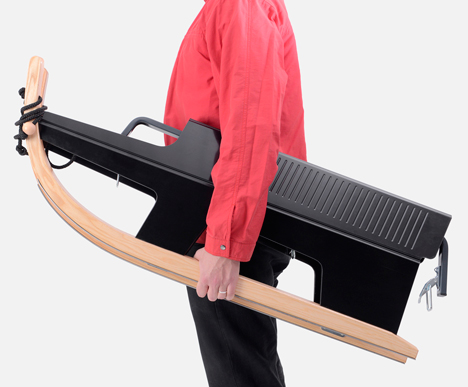 Folding sled by Max Frommeld and Arno Mathies