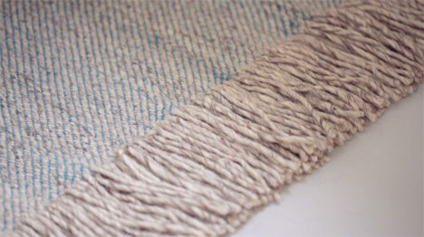 Fringe rug by Daniel Costa for Danskina