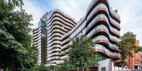 NEXT Architects creates rippled facade for Fuzhou apartment block