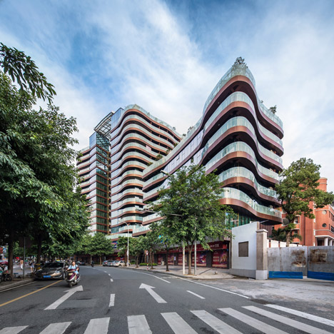 NEXT Architects creates rippled facade for Fuzhou apartment block