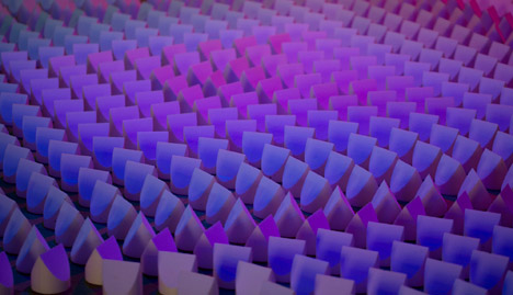 Gradients, Reflections and Doted Lamp by Studio Dennis Parren