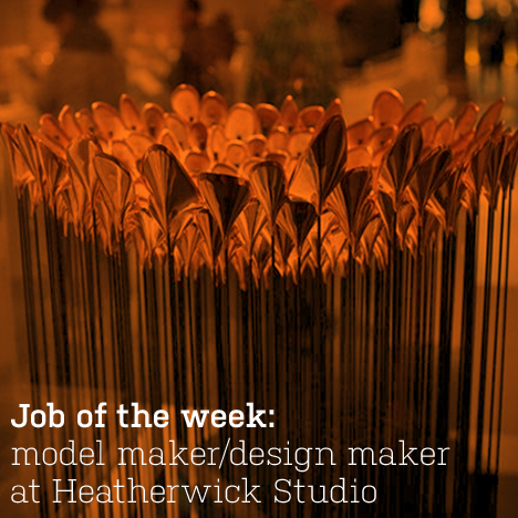 Heatherwick Studio's scale model of the London 2012 Olympic Cauldron