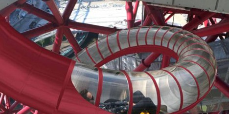 “World’s longest and tallest tunnel slide” to wrap Anish Kapoor sculpture in London’s Olympic park